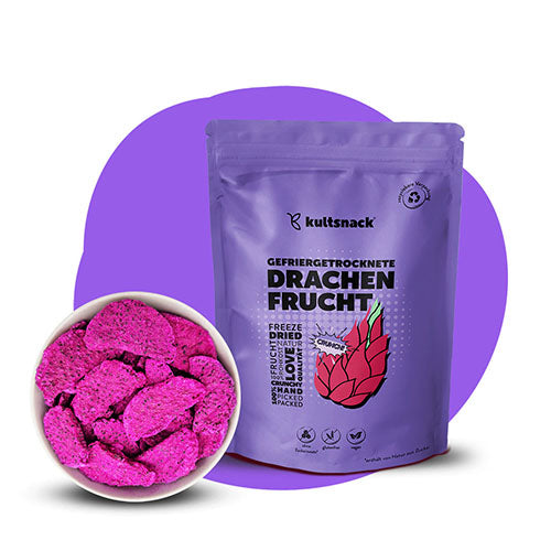 Gefriergetrocknete-Drachenfrucht