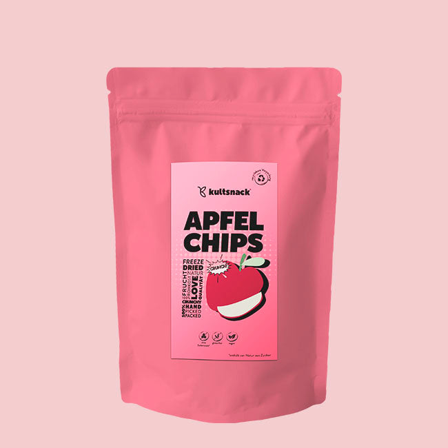 Apfelchips-Vorteilsgroesse