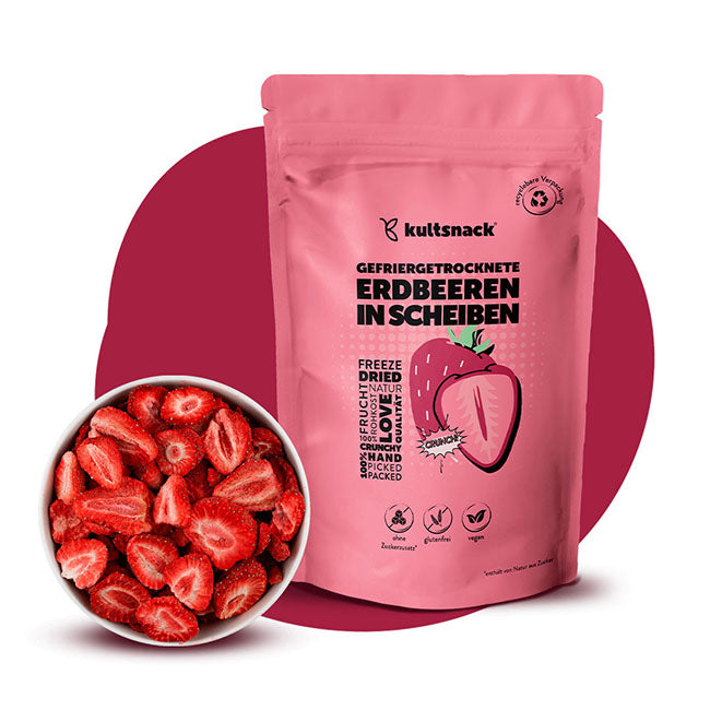 Crunch-Bundle-gefriergetrocknete-Erdbeeren