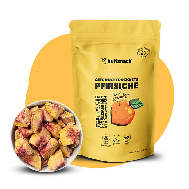 Crunch-Bundle-gefriergetrocknete-Pfirsiche