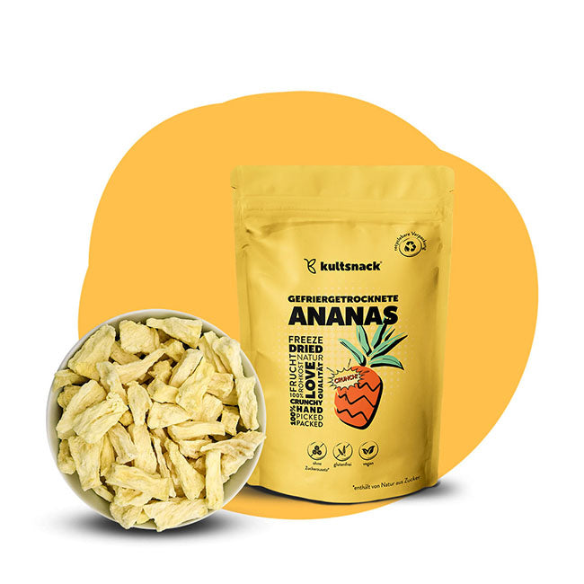 Gefriergetrocknete-Ananas